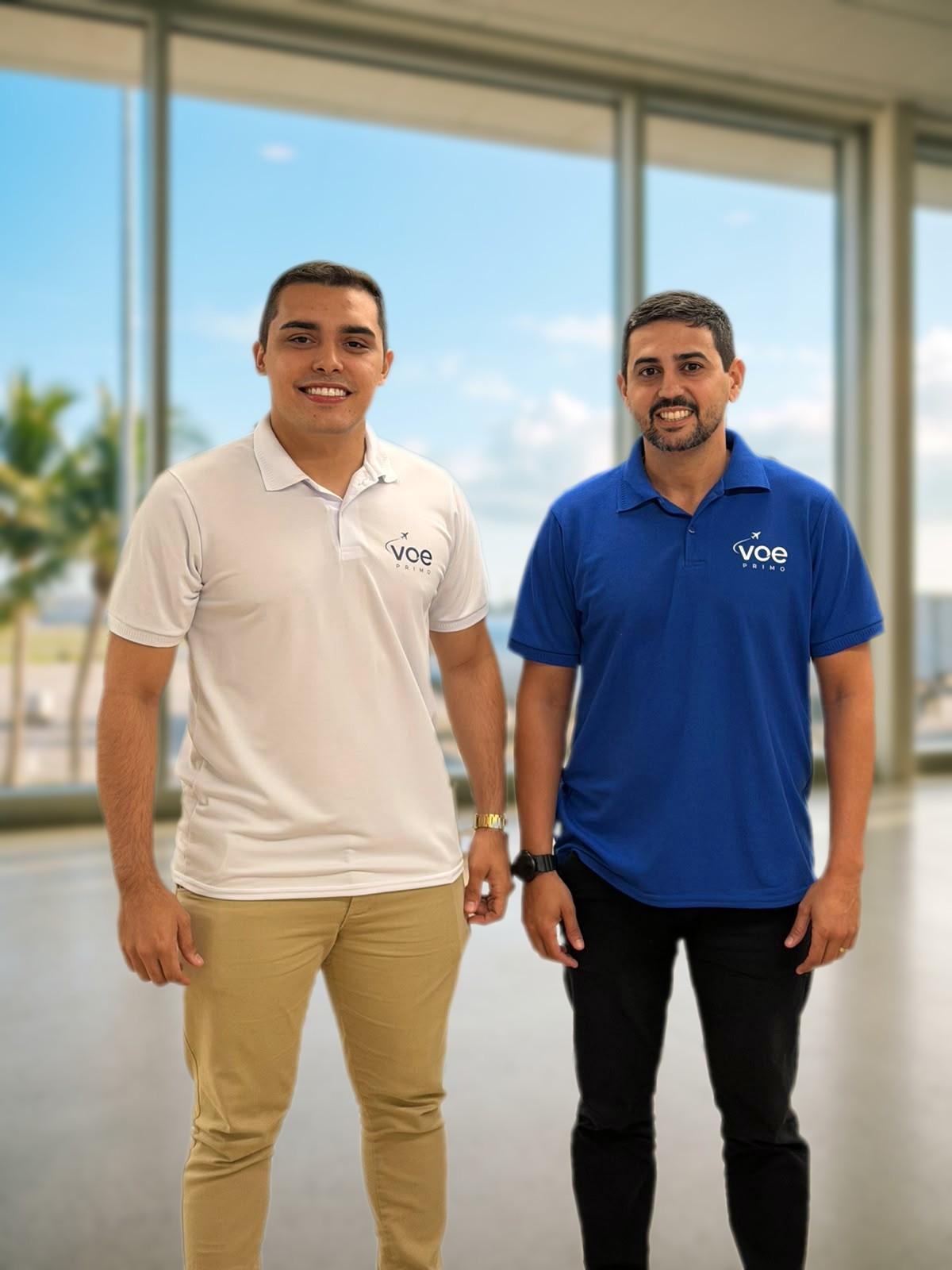 Os sócios da Voe Primo